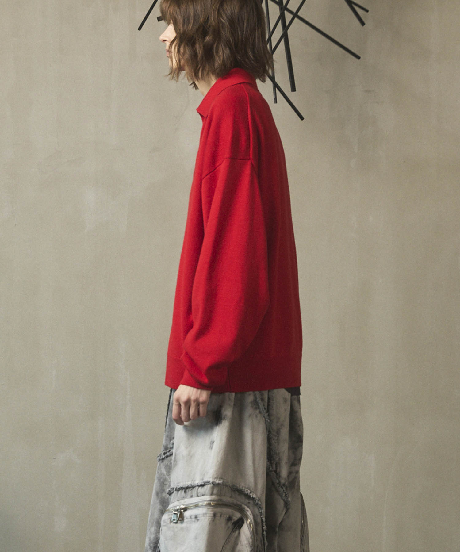 [25AW PRE-ORDER] Cashfeel Extra Fine Merino Wool Prime-Over Skipper Knit Pullover