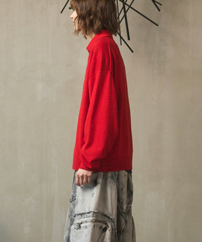 [25AW PRE-ORDER] Cashfeel Extra Fine Merino Wool Prime-Over Skipper Knit Pullover