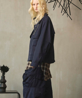 주요 멀티 포켓 블루슨