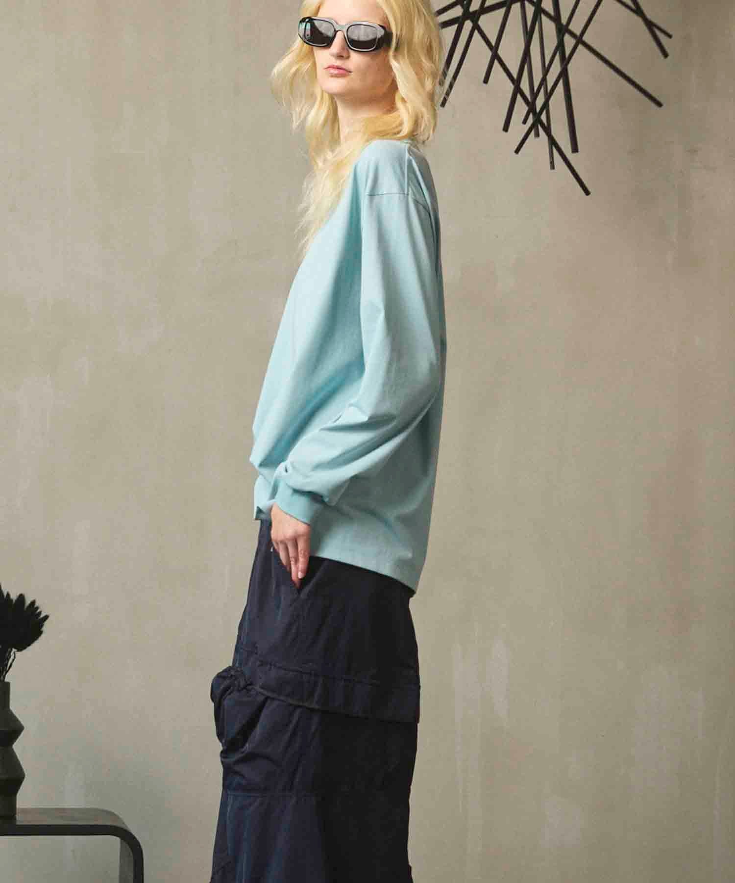 Artist Graphical Embroidery Prime-Over Crew Neck Long Sleeve T-Shirt