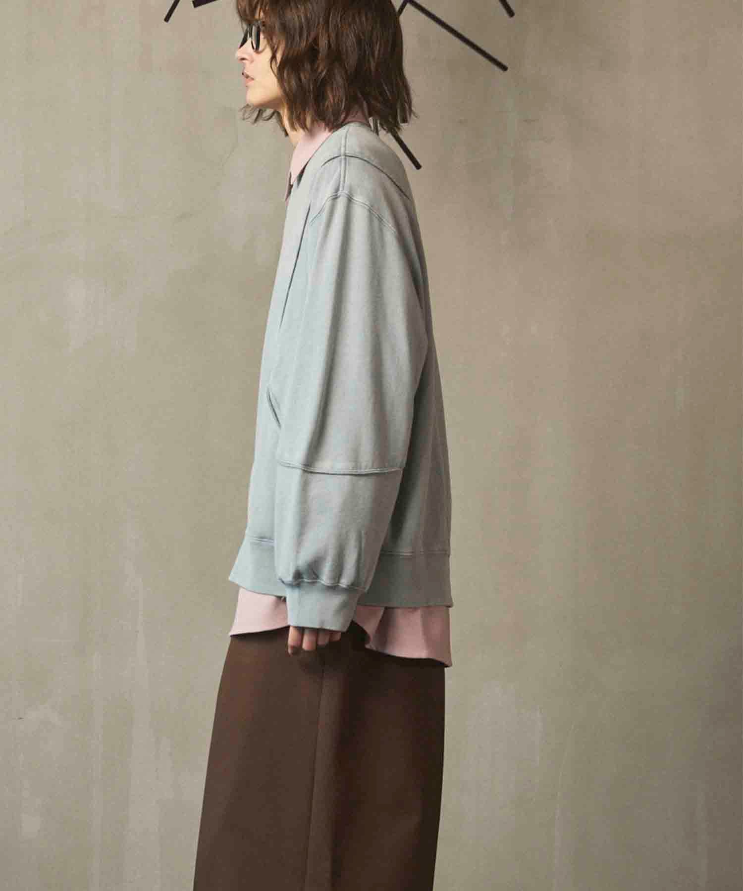 Prime-Over Crew Neck Long Sleeve Waffle T-Shirt