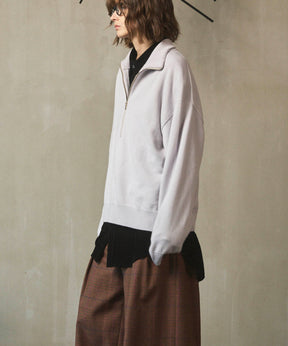 [25AW PRE-ORDER] Cashfeel Extra Fine Merino Wool Prime-Over Half Zip Knit Pullover