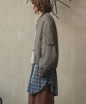 [Sale starts at 12:00 pm on Saturday, September 13th] [Italian Dead Stock Fabric] Prime-Over MA-1 Bomber Jacket