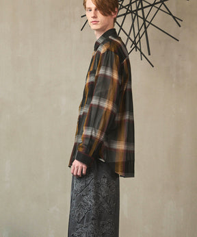 Prime-Over Cotton Organdy 일반 칼라 셔츠를 확인하십시오