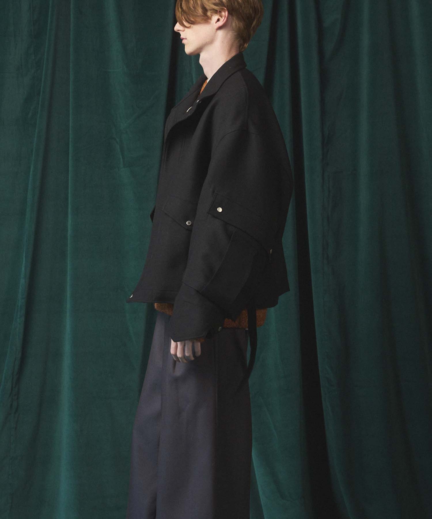 Prime-Over Cargo Big Poket Stand Collar Blouson