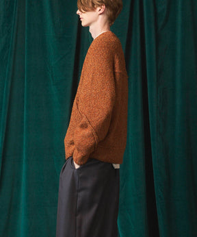 Gradation Short Length Prime-Over V-Neck Knit Pullover