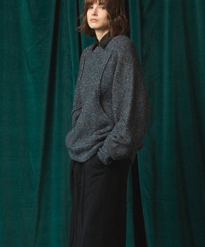 Gradation Short Length Prime-Over V-Neck Knit Pullover