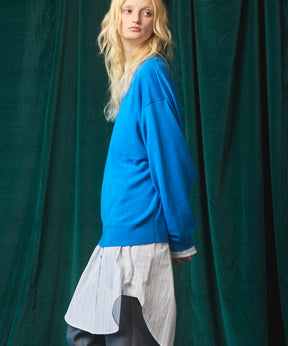 [25AW PRE-ORDER] Cashfeel Extra Fine Merino Wool Prime-Over Crew Neck Knit Pullover