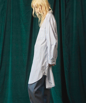 [Sales open at 12:00 on Saturday, September 13th] [Italian Dead Stock Fabric] Prime-Over Maxi Shirts Coat