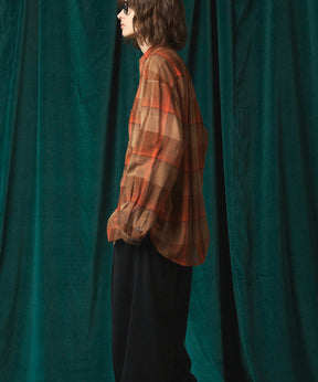 Prime-Over Cotton Organdy 일반 칼라 셔츠를 확인하십시오