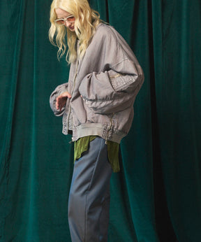 [25AW PRE-ORDER] Prime-Over Vintage Like Nylon MA-1 Bomber Jacket