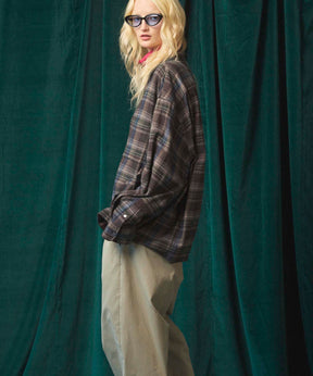 [Sales open at 12:00 on Saturday, September 13th] [Italian Dead Stock Fabric] Prime-Over 2way Zip Shirts