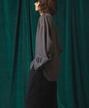 Radial Darts Prime-Over Open Collar Shirt