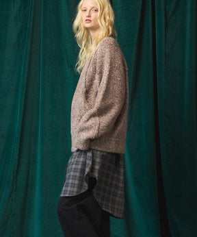 Gradation Short Length Prime-Over V-Neck Knit Pullover