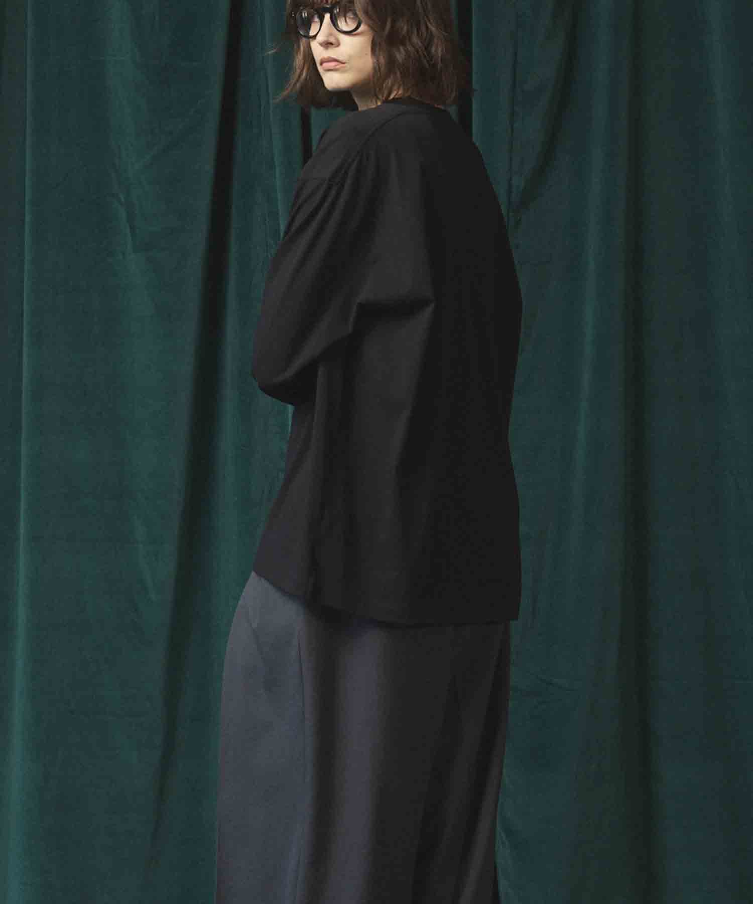 Artist Graphical Embroidery Prime-Over Crew Neck Long Sleeve T-Shirt