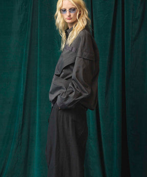 Prime-Over Curved Curve switching Regular Collar Shirt (Copy)