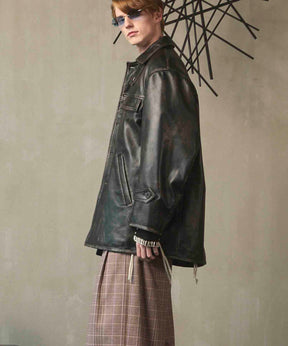 [25AW 사전 주문] 양 가죽 차 코트