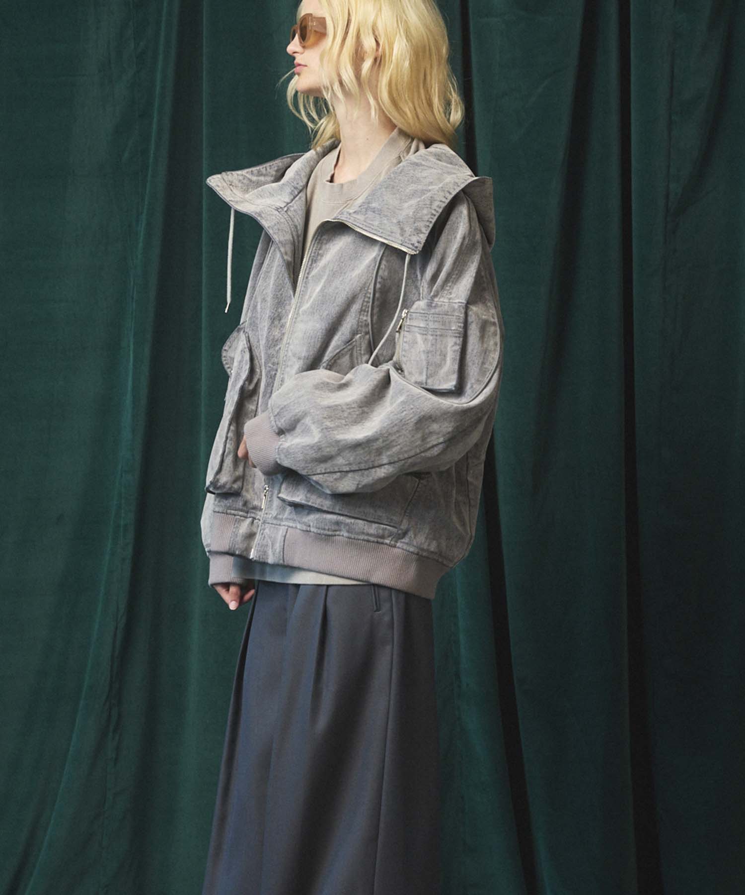 Different Material Docking Prime-Over Military Blouson