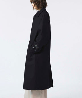 Super140s Prime-Over Melton Balmachan Coat