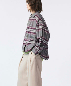 [Sales open at 12:00 on Saturday, September 13th] [Italian Dead Stock Fabric] Prime-Over 2way Zip Shirts