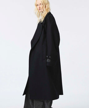 Super140s Prime-Over Melton Double Breasted Coat