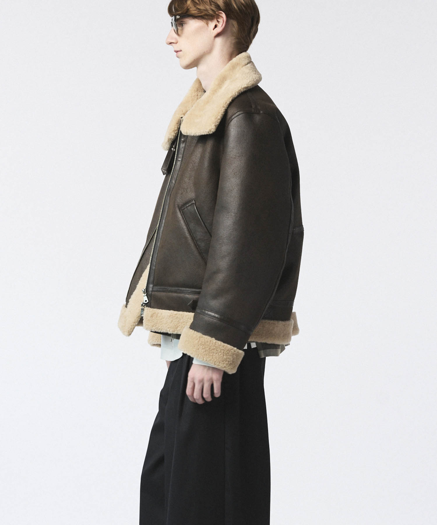 B-3 Fake Mouton Jacket