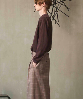 Artist Graphical Embroidery Prime-Over Crew Neck Long Sleeve T-Shirt