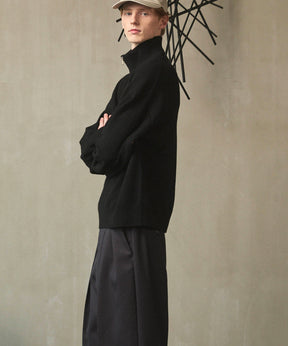 [25AW PRE-ORDER] Cashfeel Extra Fine Merino Wool Prime-Over Half Zip Knit Pullover