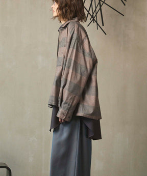 [Sales open at 12:00 on Saturday, September 13th] [Italian Dead Stock Fabric] Prime-Over 2way Zip Shirts