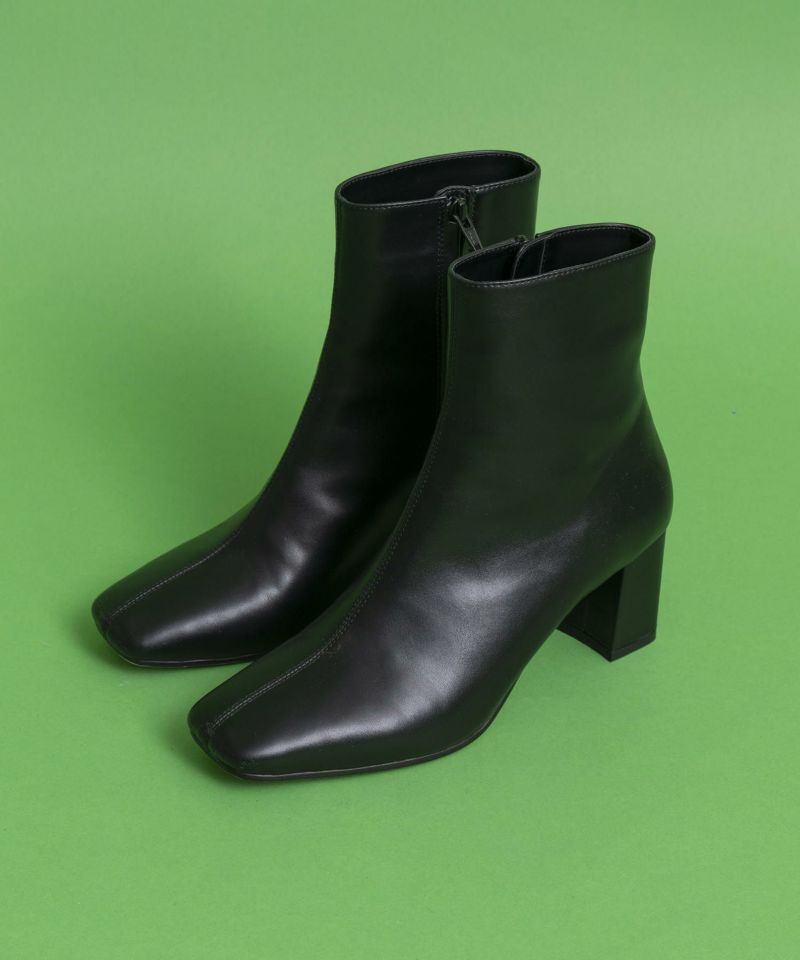 Vegan Leather Short Boots