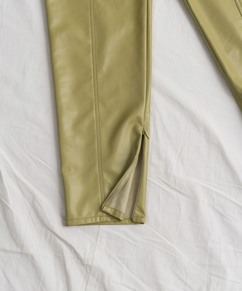【SALE】Vegan Leather Easy Pants
