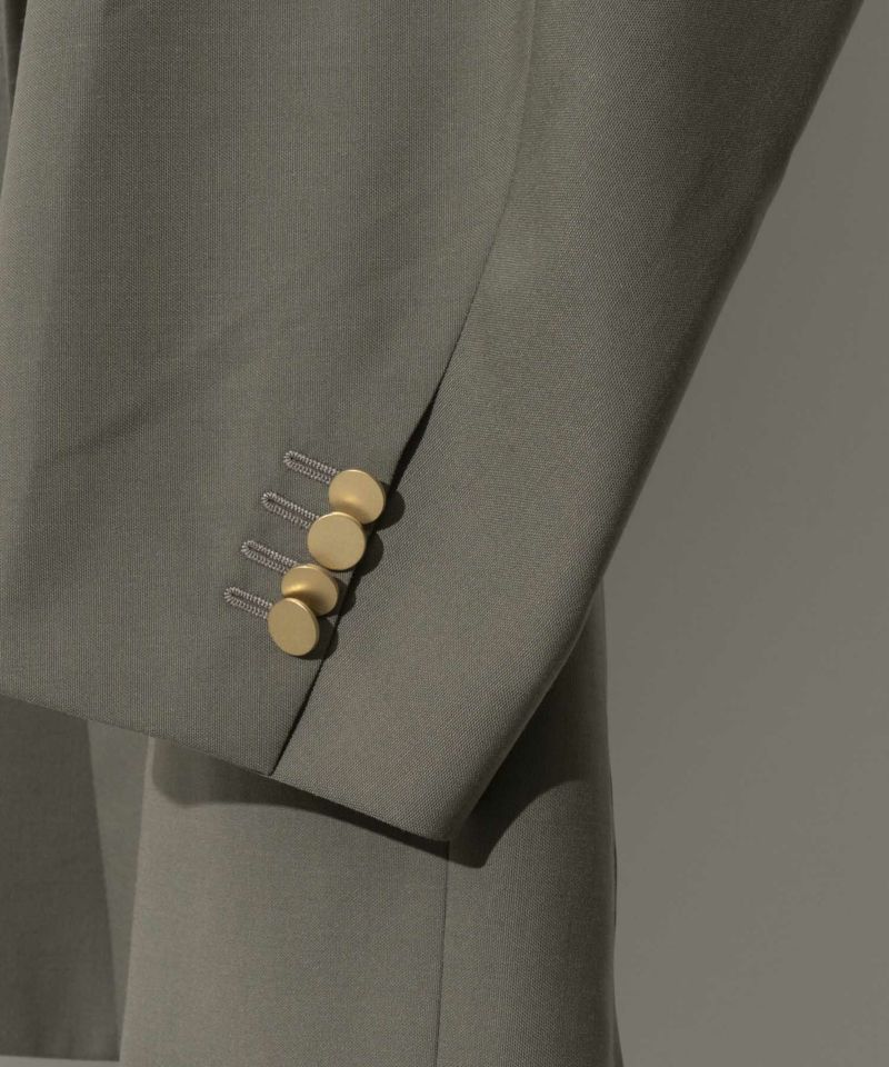 CORDURA Wool Prime-Over Gold Button Double Blazer