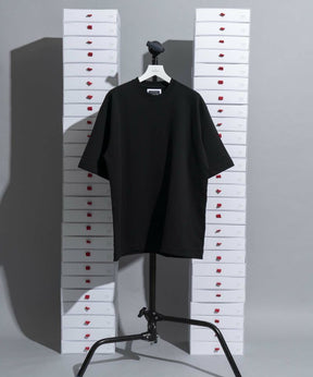 【PREMIUM GIFT BOX TEE】カネマサ莫大小ハイゲージインレー裏毛オーバーサイズTシャツ