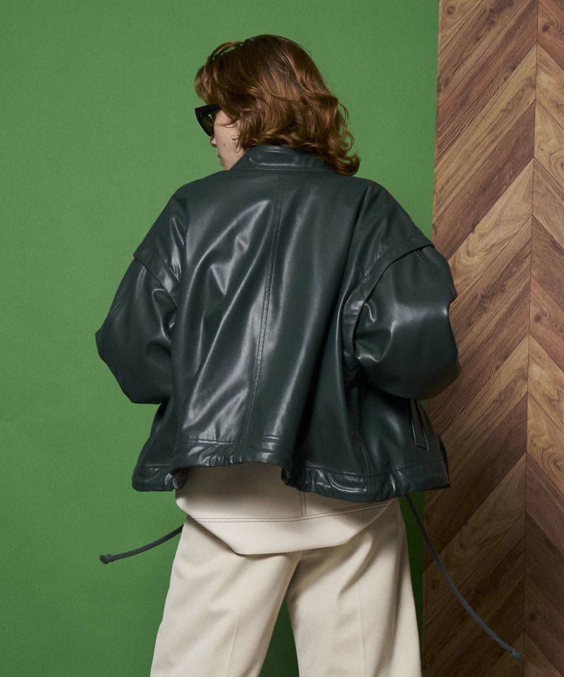 【SALE】Vegan Leather Mods Coat