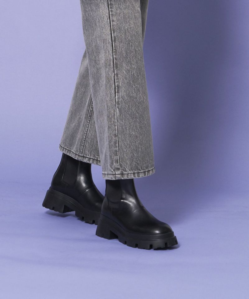 【SALE】Volume Sole Side Gore Boots