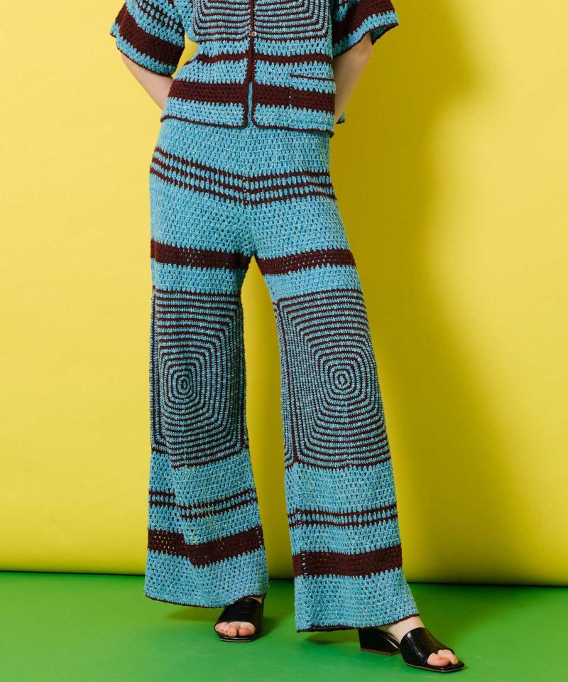 【SALE】Hand Crochet Knit Pants