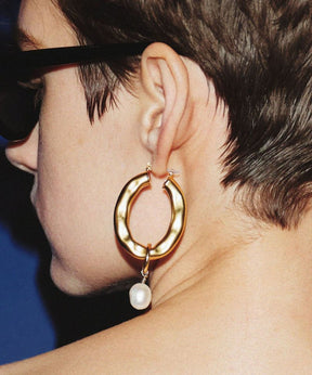 Drop Pearl 2way Pierced Earrings