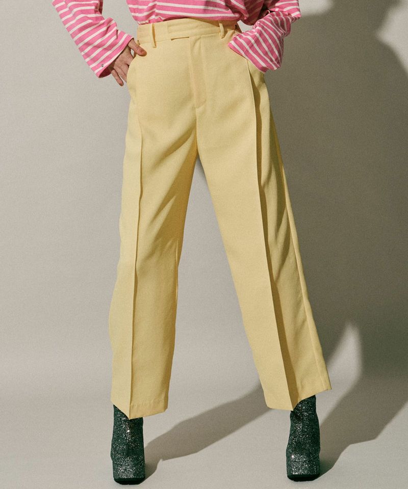 vintage wide tapered trousers