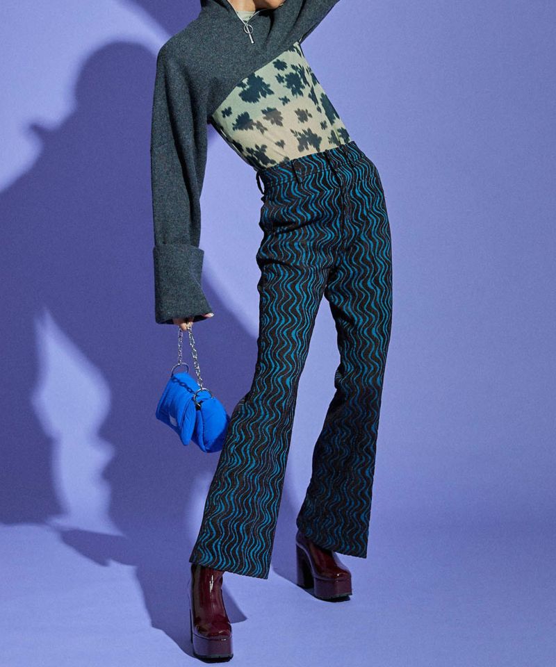 [销售] Jacquard Flare Pants