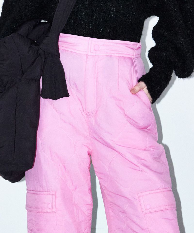 【SALE】Quilted Wide Pants