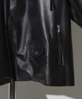 Lamb leather Prime-Over Double Rider Jacket