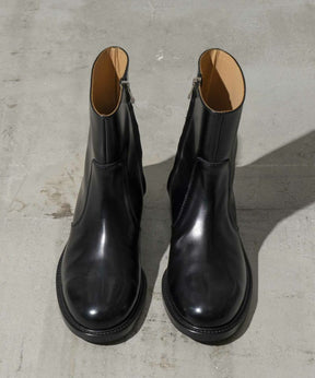 [SALE] [Special SHOES FACTORY Collaboration] Smooth Leather ZIP boots from Tokyo