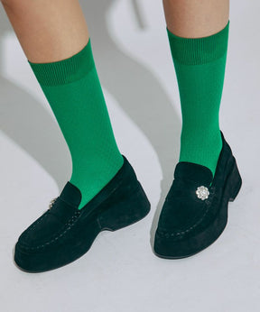 SALE】【GANNI】Retro Flatform Jewel Loafer