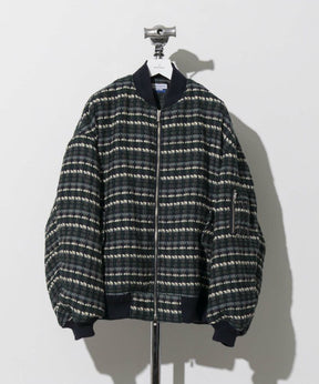 【SALE】Tweed Prime-Over MA-1 Jacket
