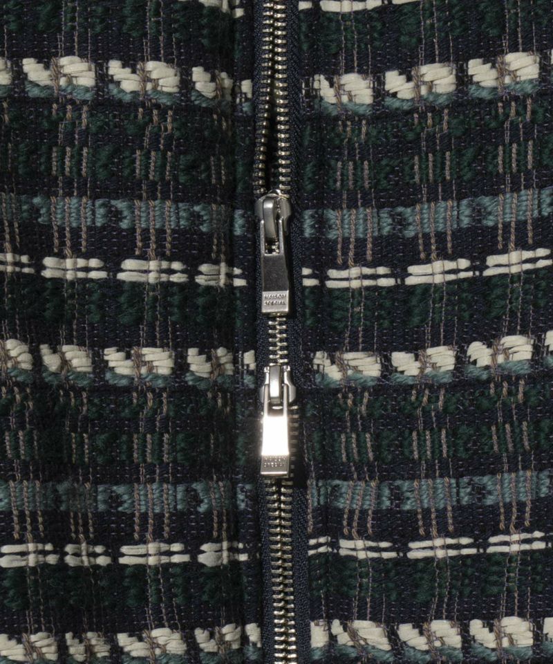 【SALE】Tweed Prime-Over MA-1 Jacket