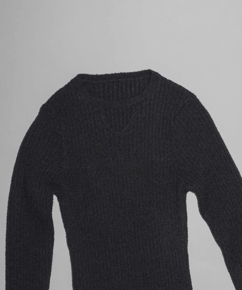 【SALE】Boucle Combination Knit Pullover