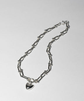 ＜ucalypt COLLABORATION＞Heart Charm Necklace