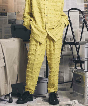 [SALE] Fringe Tweed Jacquard Wantach Wide Pants