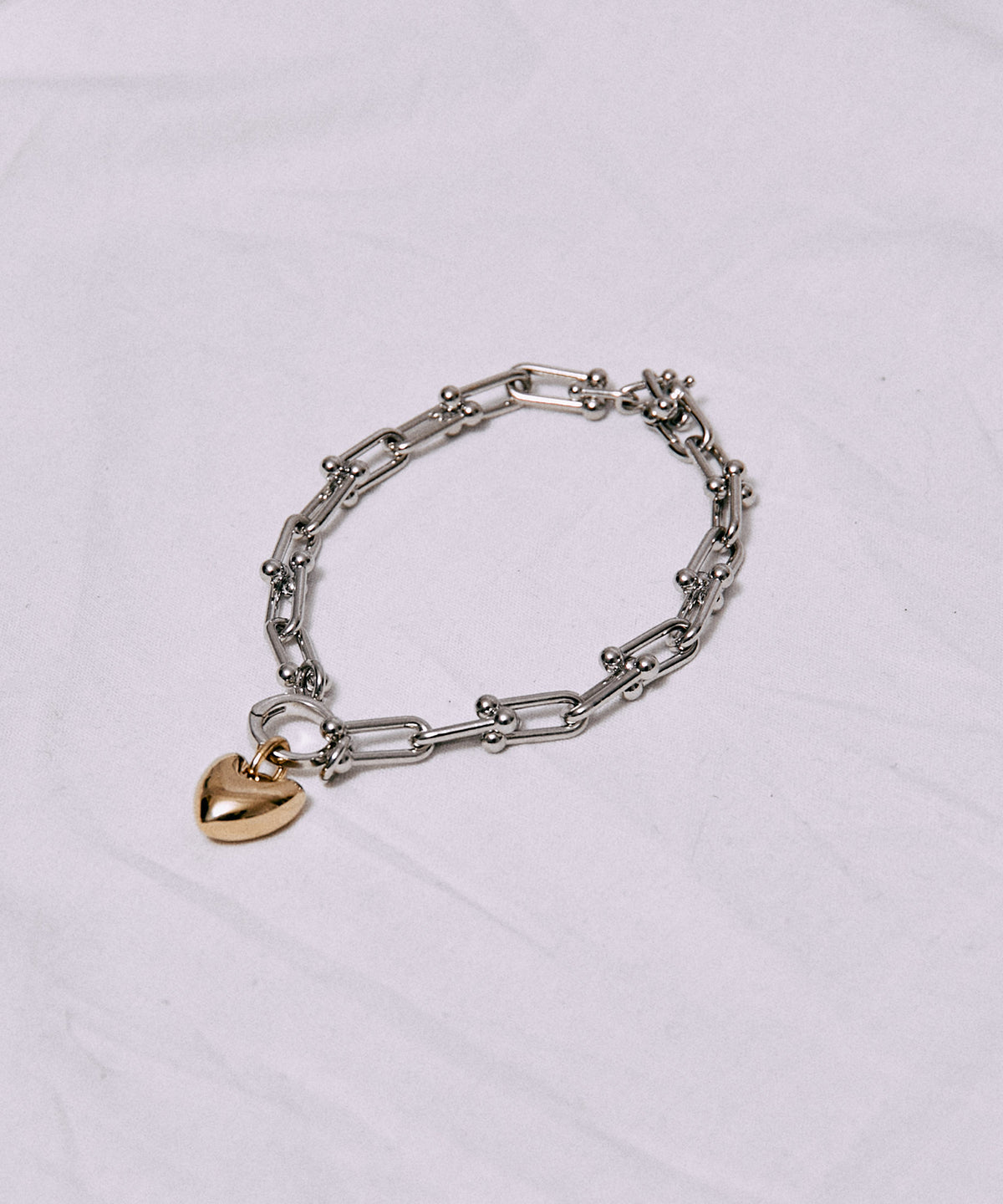 <Ucalypt Collaboration> Heart Charm Bracelet