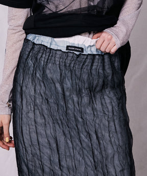 【SALE】Sheer Layered Washer Skirt